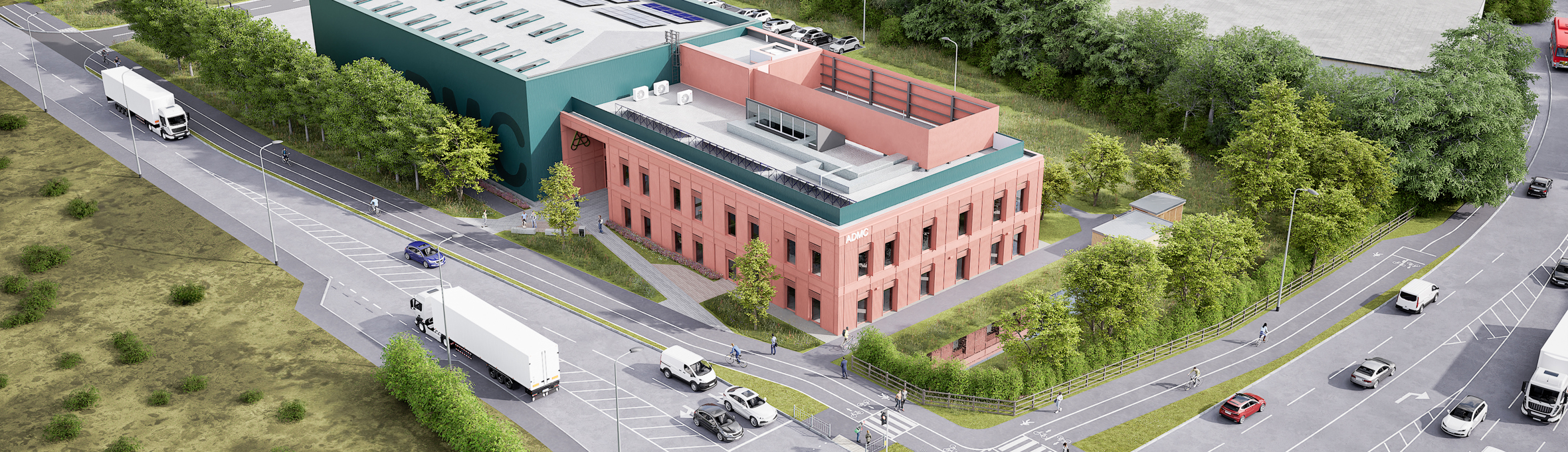 An artist's impression of the future Ashfield Distribution and Manufacturing Centre