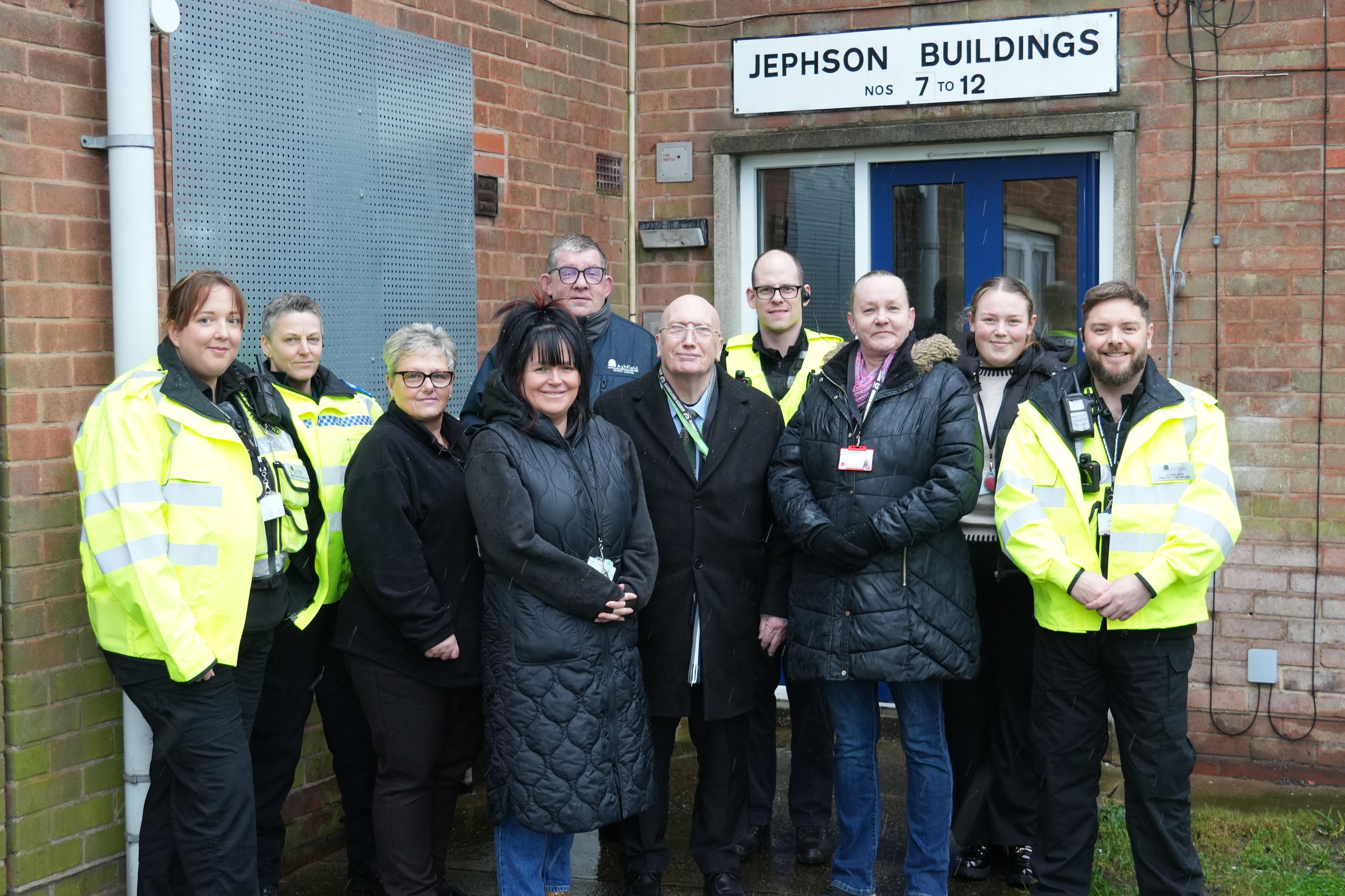Cllrs John Wilmott, Sarah Madigan and Jodine Cronshaw, Community Safety Team, Nottinghamshire Police