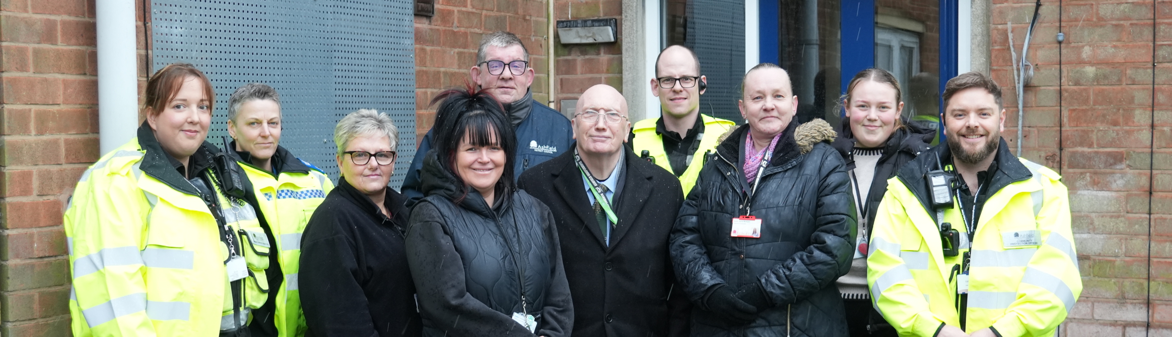 Cllrs John Wilmott, Sarah Madigan and Jodine Cronshaw, Community Safety Team, Nottinghamshire Police