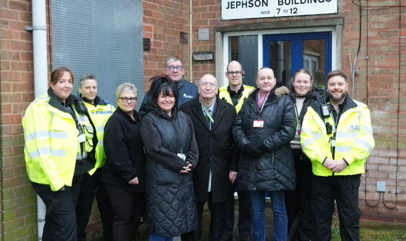 Cllrs John Wilmott, Sarah Madigan and Jodine Cronshaw, Community Safety Team, Nottinghamshire Police