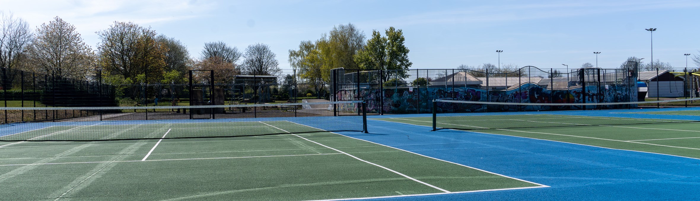 Tennis courts at Kingsway Park