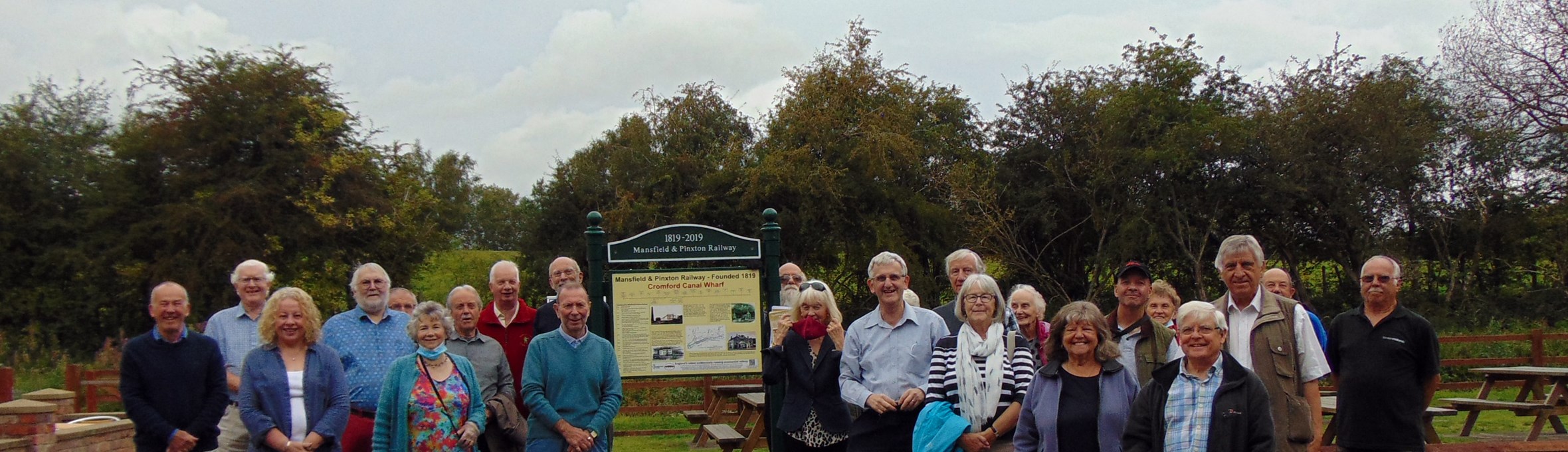 Group photo of Heritage Trail team