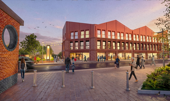 Visual for how the apartment complex could look 