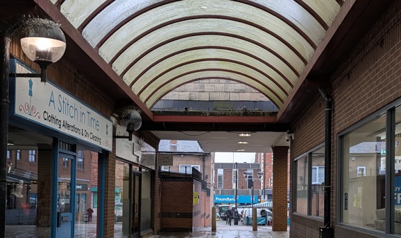 Central Walk in Hucknall 