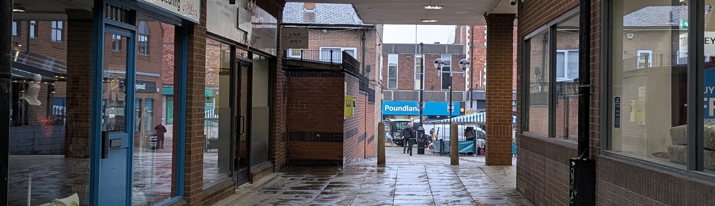 Central Walk in Hucknall 