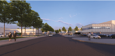 Ashfield Innovation and Technology Park - Central spine