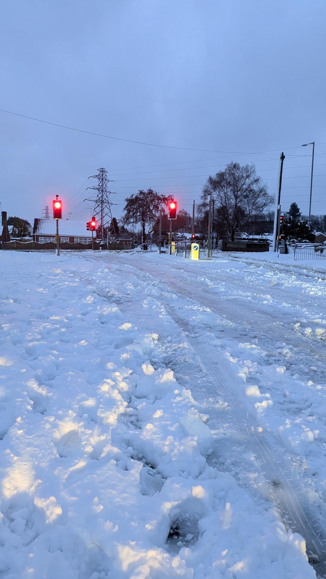 Heavy snow in Ashfield 