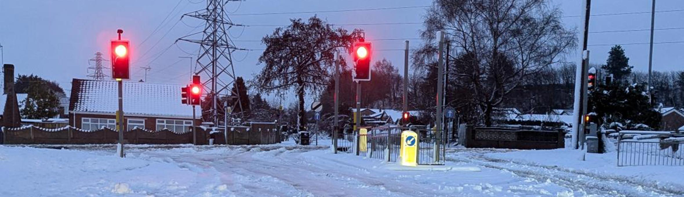 Heavy snow in Ashfield 