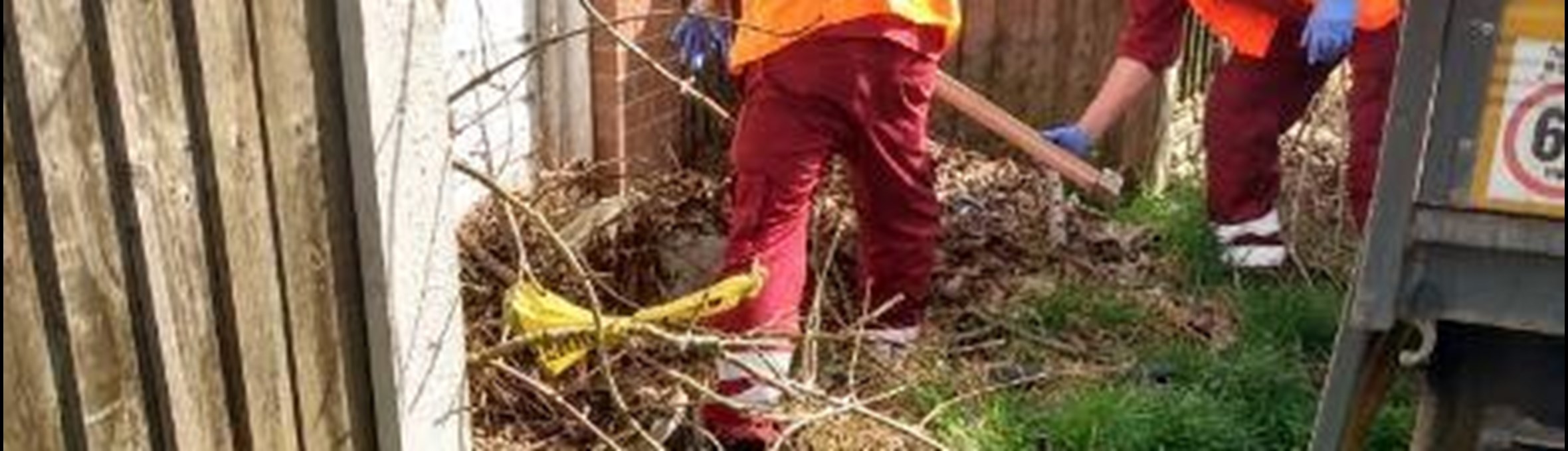 Environment Team clearing waste