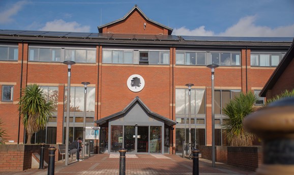 Council offices in Kirkby