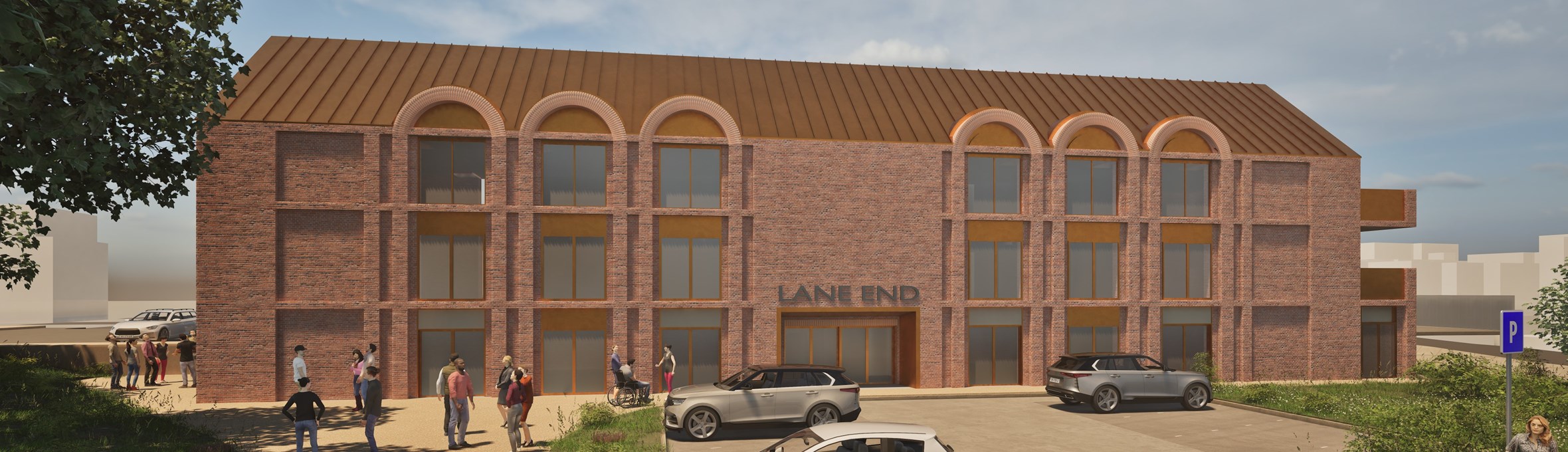 Artist impression of the new West Kirkby Gateway