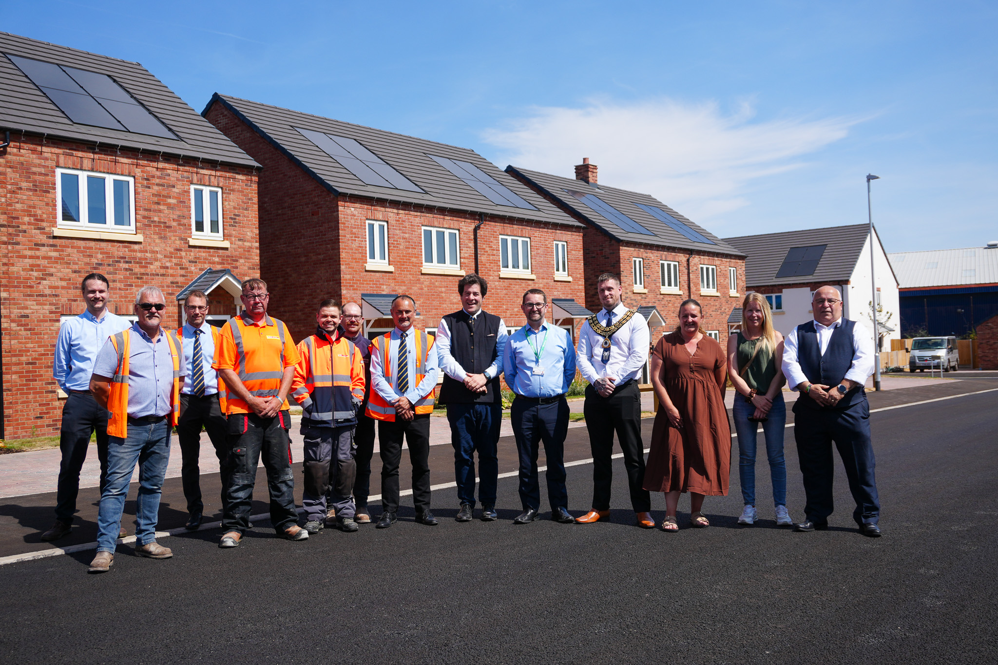 The official opening of Hardwick Lane in Sutton