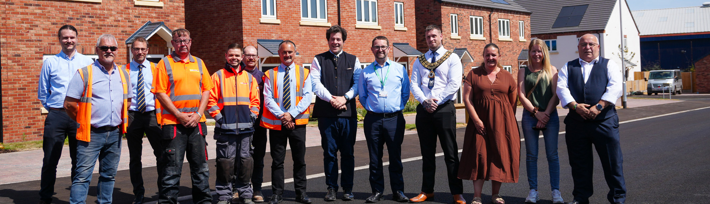 The official opening of Hardwick Lane in Sutton