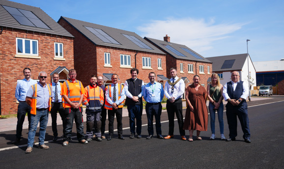 The official opening of Hardwick Lane in Sutton
