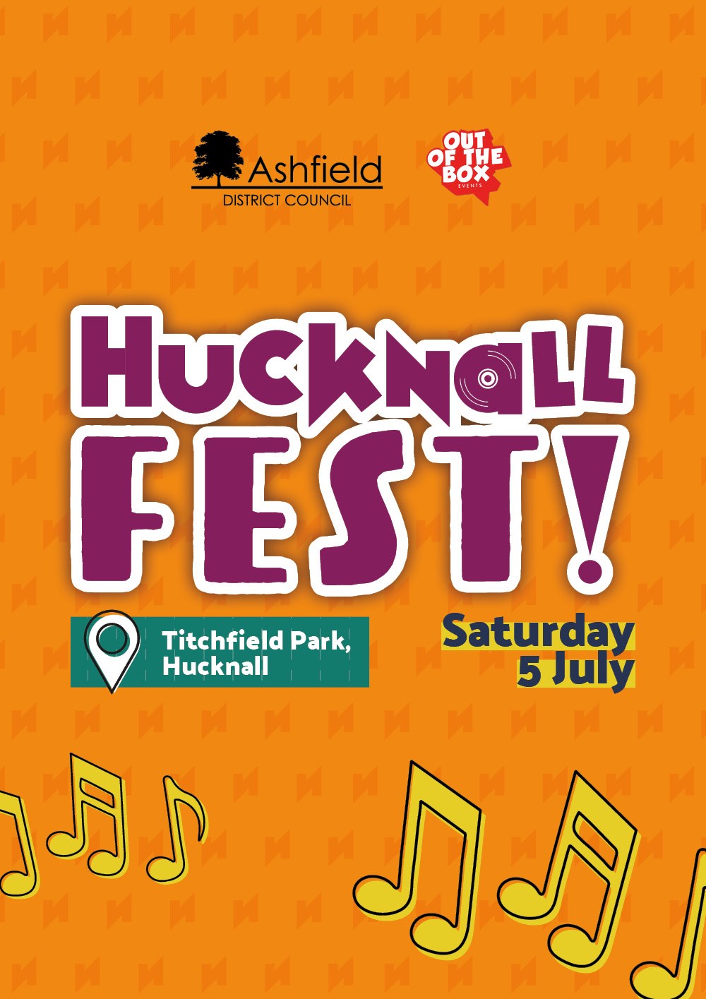 Hucknall Fest 2025, Saturday 5 July, Titchfield Park, Hucknall