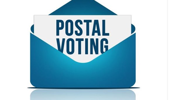 picture of postal voting information