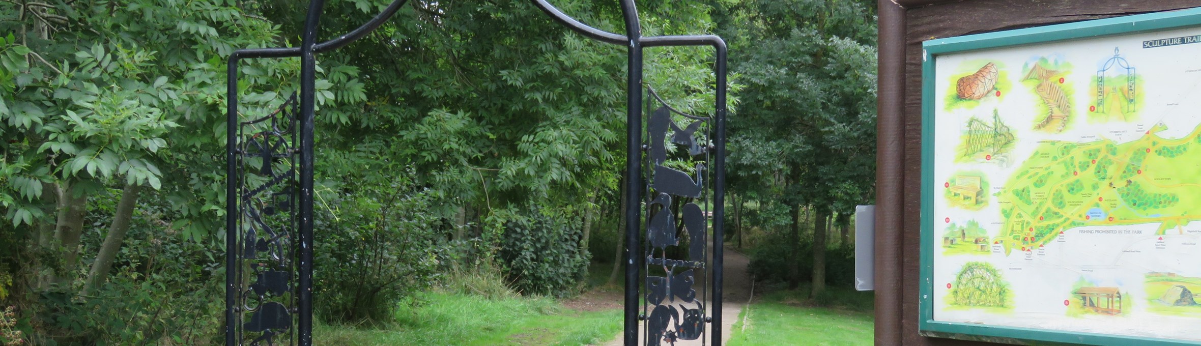 Entrance to Brierley Forest Park
