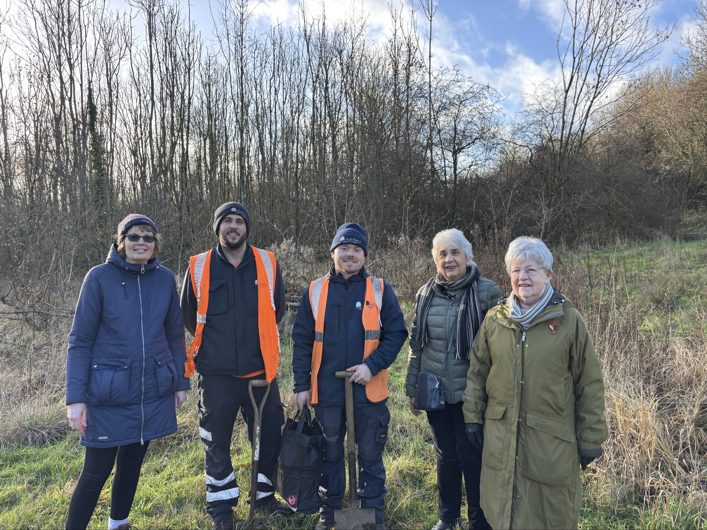 Claire Stone, Ricky Darroch, William Bradley, Sue Fensome and Dodo Pearce