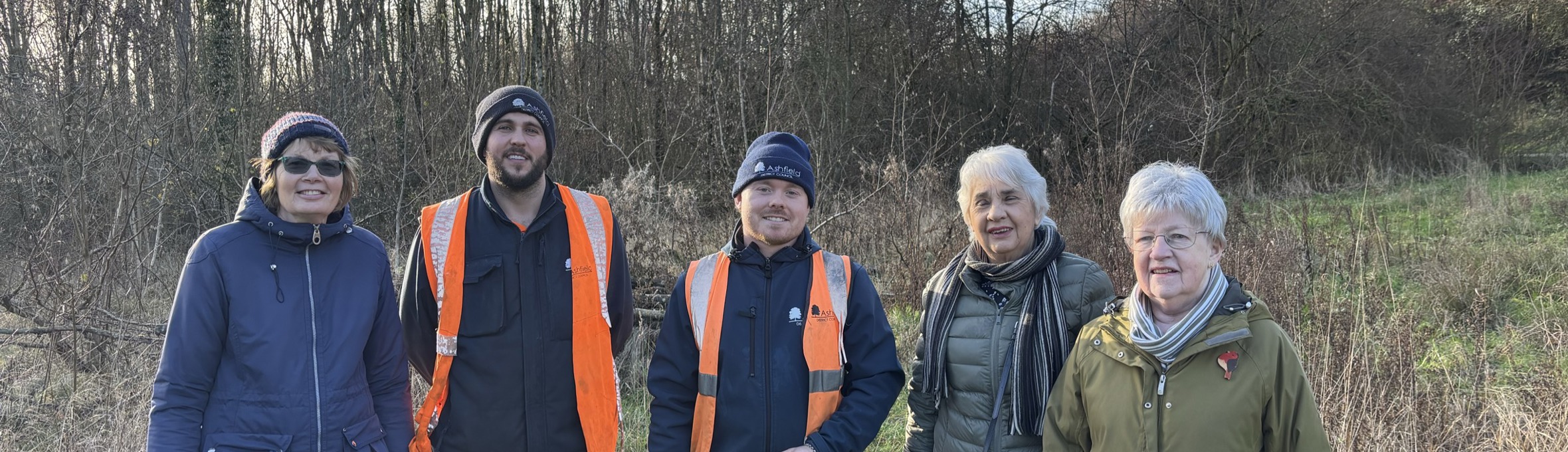 Claire Stone, Ricky Darroch, William Bradley, Sue Fensome and Dodo Pearce