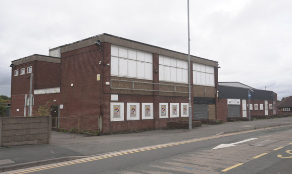 Former factory shop on Ellis Street, Kirkby