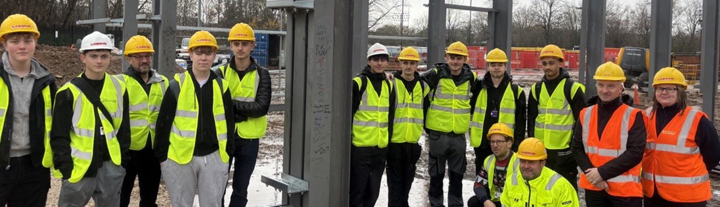 Students visiting the depot rebuild 