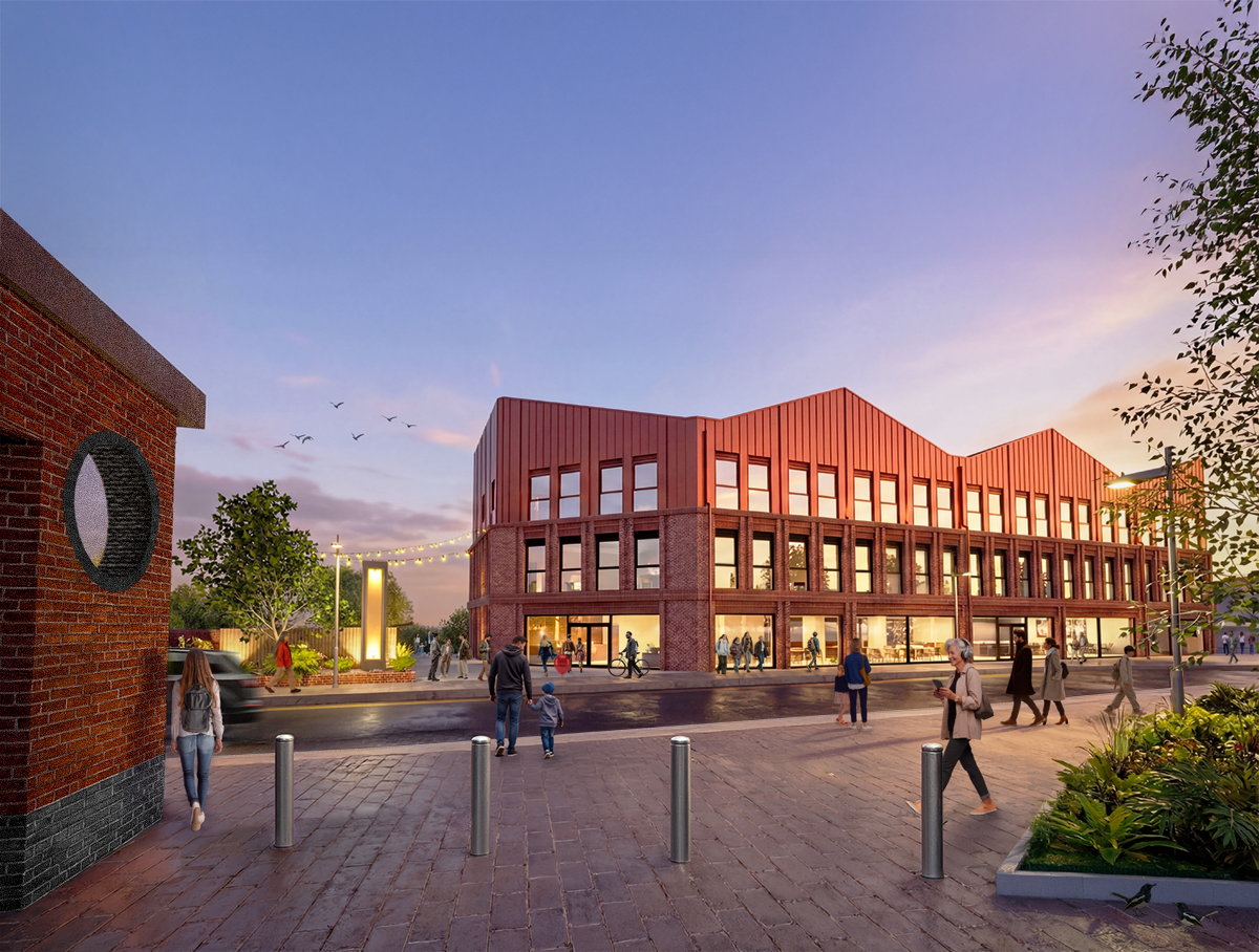 An artists impression of how the new three storey building could look 