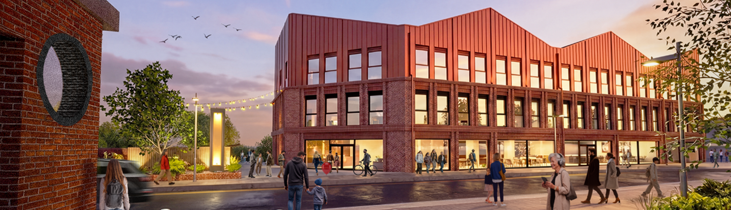 An artists impression of how the new three storey building could look 