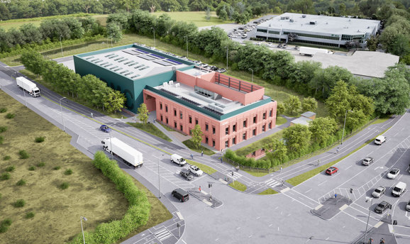 Artist impression 1 of Automated Distribution and Manufacturing Centre (ADMC) 