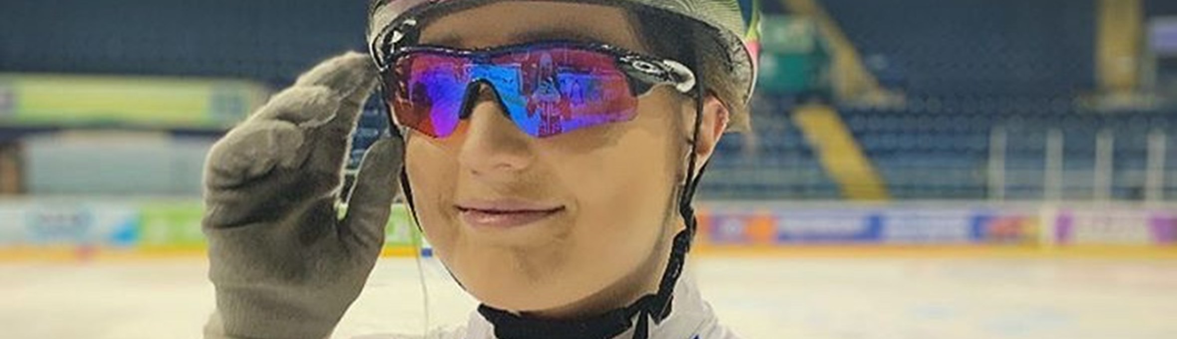 Hucknall speed skater Fern Taylor