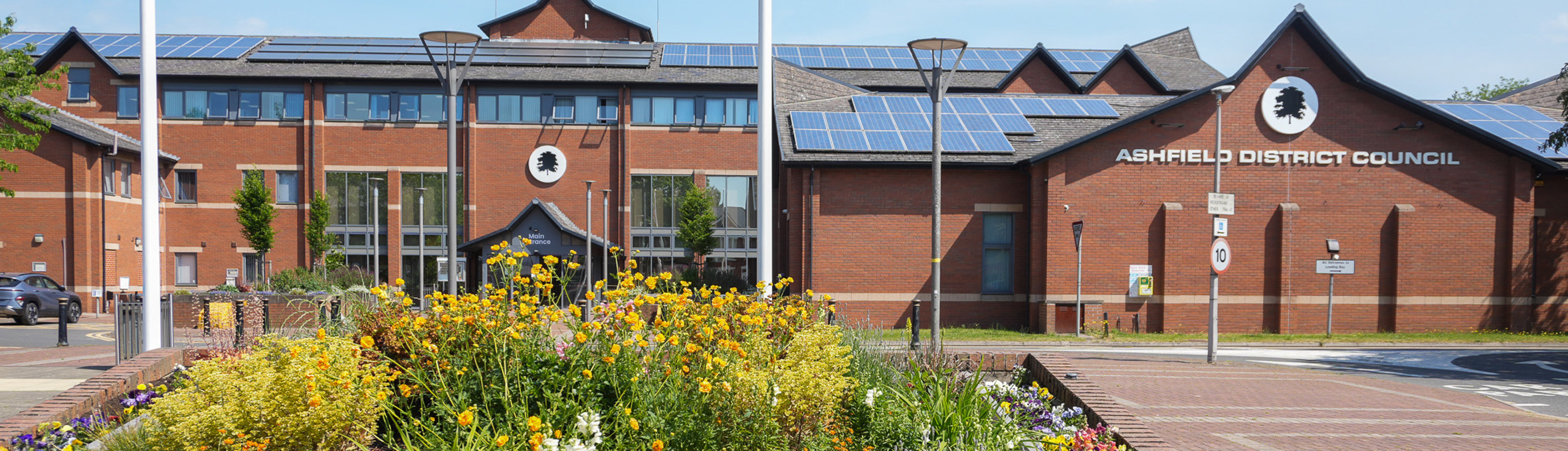 Ashfield District Council offices in Urban Road