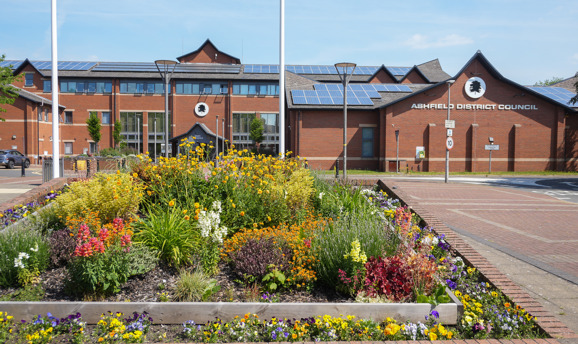 Ashfield District Council offices in Urban Road