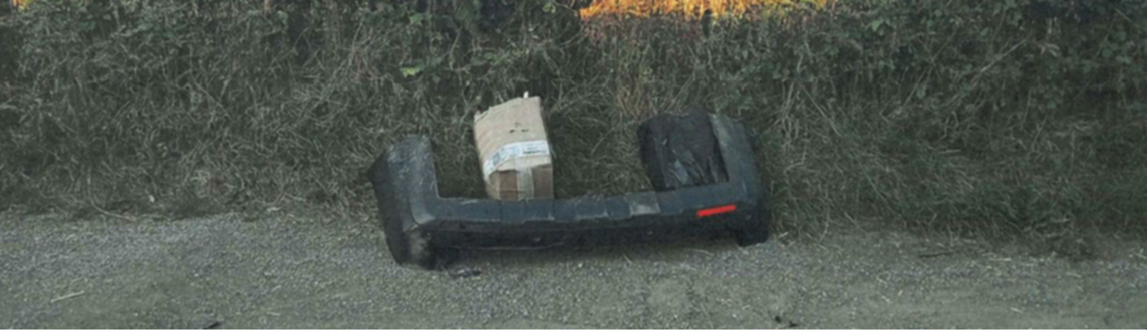 Photo of the fly tipped waste.