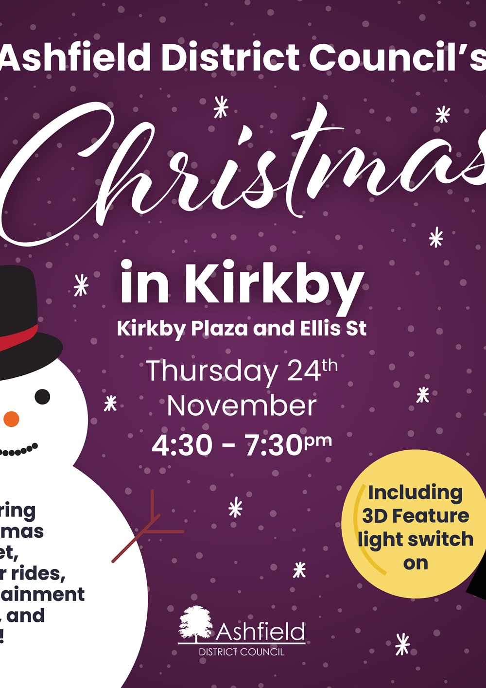 Christmas in Kirkby at Kirkby Plaza and Ellis Street 