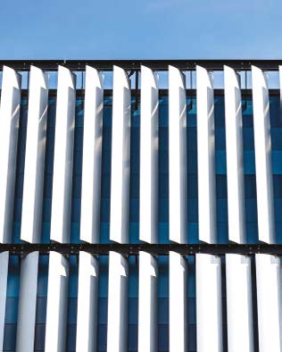 Building solar shading example