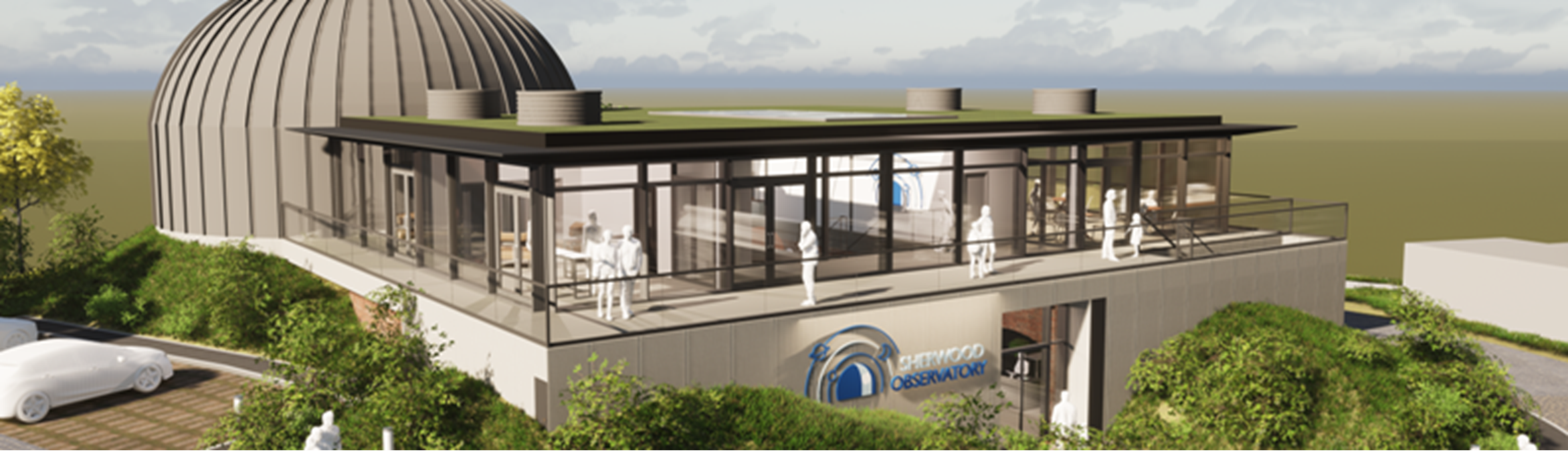 Artist impression of Sherwood Observatory 